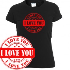 I love you stamp 2| T-shirt donna