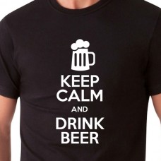 KEEP CALM AND DRINK BEER | T-shirt
