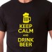 KEEP CALM AND DRINK BEER | T-shirt