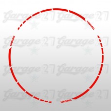 Kit stickers cerchi DUCATI 17''