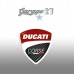 DUCATI Corse | Sticker stampato da 8  cm