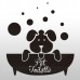 Pet toilette - Sticker da 10x11 cm