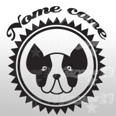 Dog name - Sticker da 10x10  cm