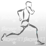 Runner - Adesivo sagomato