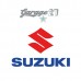 SUZUKI logo | Sticker sagomato da 9  cm