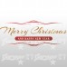 Merry Christmas - Adesivo murale 57x22 cm