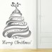Albero di Natale - Adesivo murale 56x83 cm