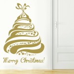 Albero di Natale - Adesivo murale 56x83 cm