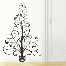 Albero di Natale - Adesivo murale 55x85 cm
