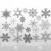 Fiocchi di neve - Stickers plancia 58x40 cm