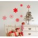 Fiocchi di neve - Stickers plancia 58x40 cm