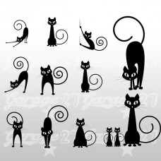 Halloween Set 2 - 50X50 cm Stickers decorativi