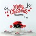 Merry Christmas - Adesivo murale 60x30 cm