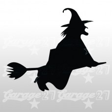 Strega di halloween  15x13| Sticker decorativo