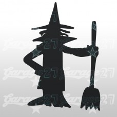 Strega di halloween  11x15| Sticker decorativo