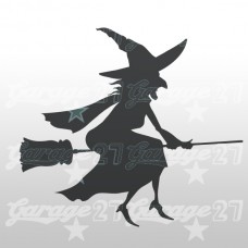 Strega di halloween  15x13| Sticker decorativo