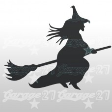 Strega di halloween  15x12| Sticker decorativo