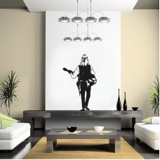Vagabondo anni '80 - Adesivo murale da 30x50 cm