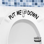Put me down - Adesivi per wc
