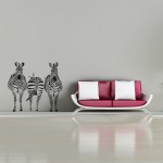Tris di zebre 130x120 cm