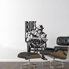 Blues man 58x98 cm