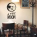 A Trip to the Moon - Adesivo murale 57x100 cm