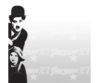 Charlie Chaplin e monello 48x191 cm