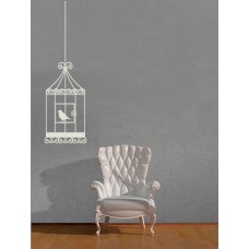 Gabbia con uccellini- 45x150 cm