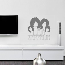 Led Zeppelin - Adesivo murale 60x60 cm