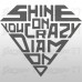 Shine on You crazy diamond - Murale adesivo 62x55 cm