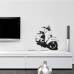 Vespa decorazione murale - 58x61cm