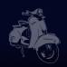 Vespa decorazione murale - 58x61cm
