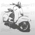 Vespa decorazione murale - 58x61cm