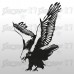 Rapace 14x20 cm | Sticker sagomato