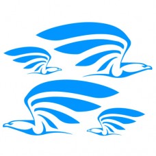 Adesivi  sagomati Aquile