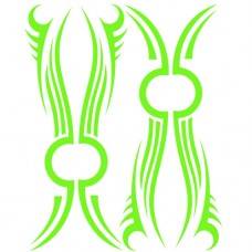 Adesivi  sagomati tribali