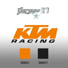 KTM Racing | Sticker sagomato da 9  cm