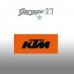 KTM - Ready To Race | Sticker stampato da 6  cm