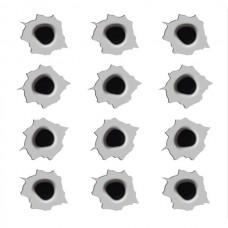 Fori di proiettile  - calibro 9 mm