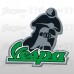 Vespa Rider  Sticker colorato- da 10 cm