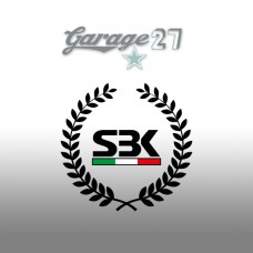 SBK alloro | Sticker sagomato da 8 cm