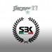 SBK alloro | Sticker sagomato da 8 cm