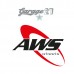 AWS Wheels | Sticker sagomato da 13 cm