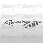 Racing  | Sticker sagomato da 10 cm