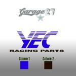 YEC racing parts | Sticker sagomato da 15 cm