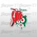 Vespa Sticker colorato- Adesivo  da 10 cm
