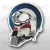 Vespa Sticker colorato 2 - Adesivo  da 10 cm