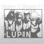 Lupin III  - Adesivo murale 80x60 cm