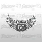 Route 66 Ali  | Sticker sagomato da 15 cm